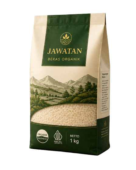 Beras Organik Jawatan 1 kilogram